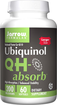 Jarrow Formulas Ubiquinol QH-absorb, 200mg - 60 softgels