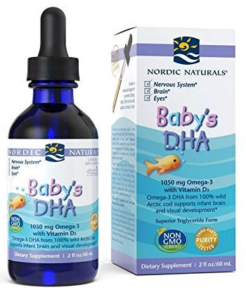 Nordic Naturals Baby's DHA, 1050mg Omega-3 with Vitamin D3 - 60 ml