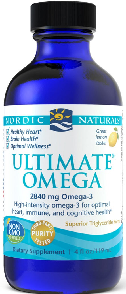 Nordic Naturals Ultimate Omega, 2840mg Lemon - 119 ml