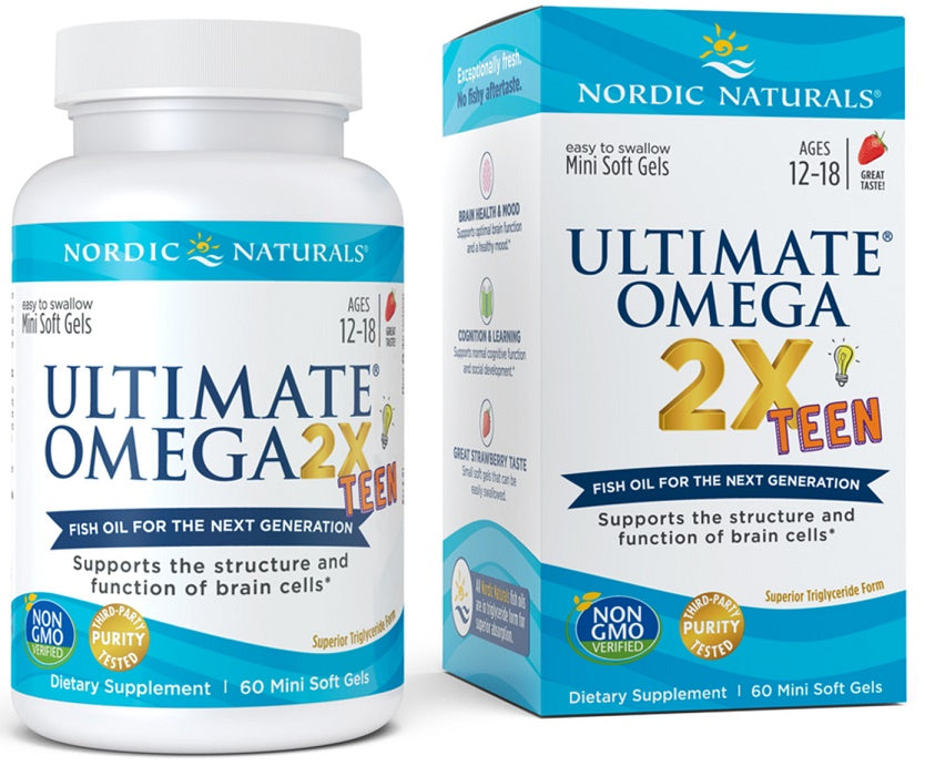 Nordic Naturals Ultimate Omega 2X TEEN - 60 mini softgels