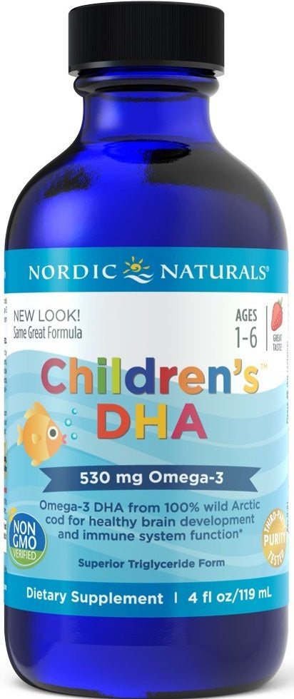 Nordic Naturals Children's DHA, 530mg Omega-3 (Strawberry) - 119 ml.