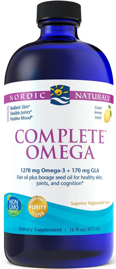 Nordic Naturals Complete Omega, 1270mg Lemon - 473 ml