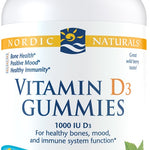 Nordic Naturals Vitamin D3 Gummies, 1000 IU Wild Berry - 120 gummies