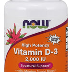 NOW Foods Vitamin D-3, 2000 IU - 240 softgels
