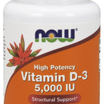 NOW Foods Vitamin D-3, 5000 IU - 120 softgels