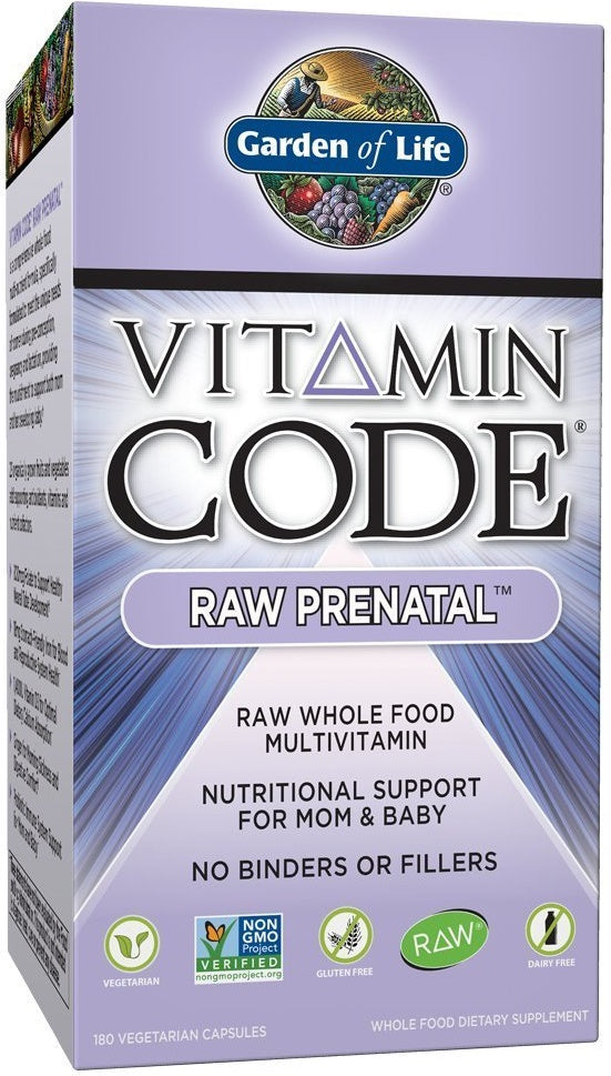 Garden of Life Vitamin Code Raw Prenatal - 180 vcaps