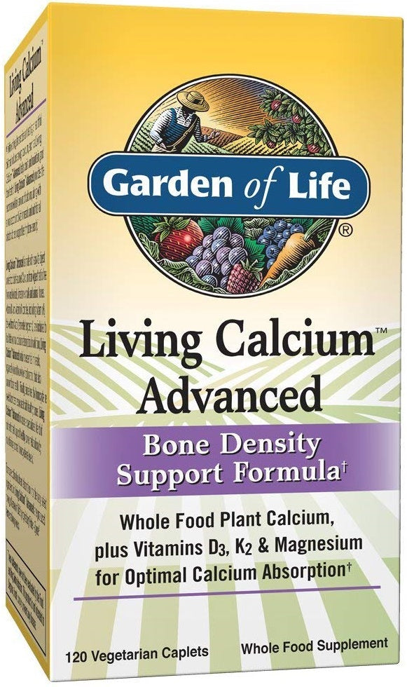 Garden of Life Living Calcium Advanced - 120 vegetarian caplets