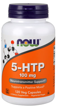 5-HTP 100mg - 120 Vcaps for Enhanced Mood, Sleep, and Stress Management