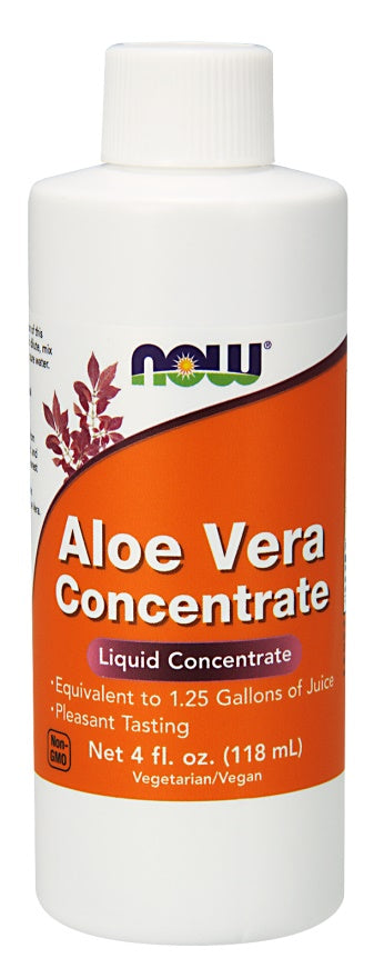 NOW Foods Aloe Vera Concentrate 118ml | Boost Immunity & Enhance Skin Health