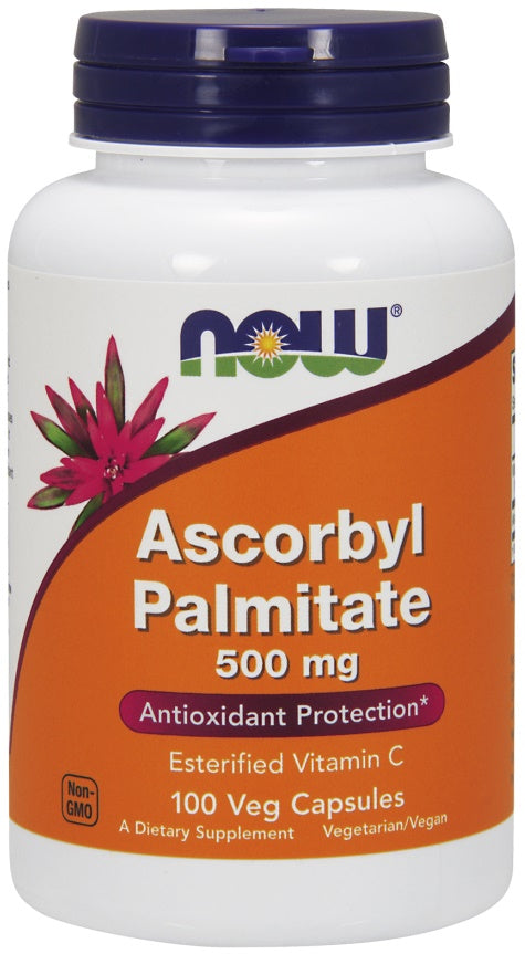 NOW Foods Natural Antioxidant Support with Ascorbyl Palmitate 500mg – 100 Vcaps