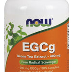 NOW Foods EGCg Green Tea Extract, 400mg - 180 vcaps