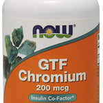 NOW Foods GTF Chromium, 200mcg - 250 tabs