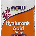 NOW Foods Hyaluronic Acid with MSM, 50mg - 60 vcaps