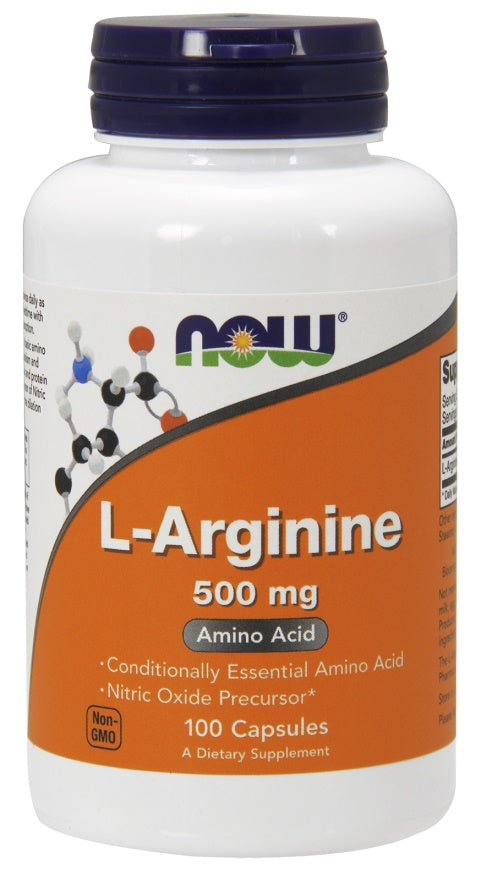 NOW Foods L-Arginine, 500mg - 100 caps By NOW Foods