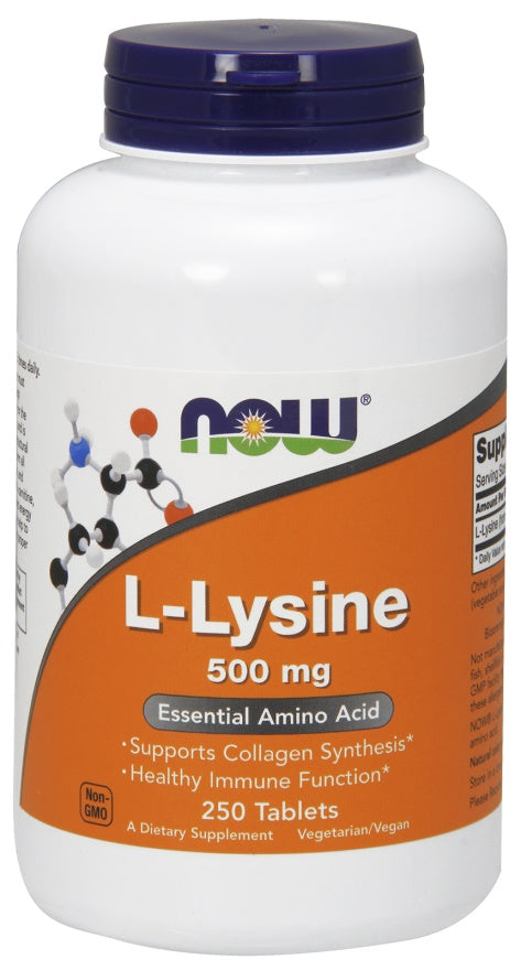 NOW Foods L-Lysine, 1000mg - 250 tabs