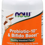 NOW Foods Probiotic-10 & Bifido Boost - 90 vcaps