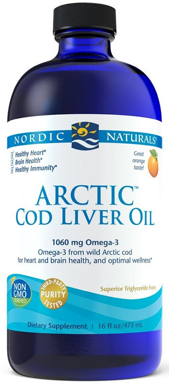 Nordic Naturals Arctic Cod Liver Oil, 1060 mg Orange - 473 ml.