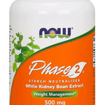 NOW Foods Phase 2 - White Kidney Bean Extract, 500mg - 120 vcaps
