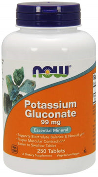 NOW Foods Potassium Gluconate, 99mg - 250 tabs