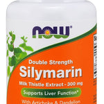 NOW Foods Milk Thistle Extract with Artichoke & Dandelion, 300mg Double Strength - 50 vcaps