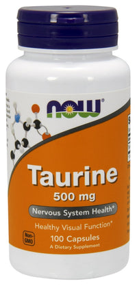 NOW Foods Taurine, 500mg - 100 caps NOW Foods
