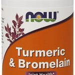 NOW Foods Turmeric & Bromelain - 90 vcaps