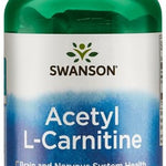 Swanson Enhance Mental Clarity & Endurance with Acetyl L-Carnitine 500mg - 100 Vcaps
