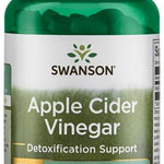 Swanson Apple Cider Vinegar 200mg (120 Tablets) - Powerful Digestion & Metabolism Support