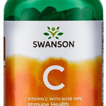 Swanson Vitamin C with Rose Hips Extract, 1000mg - 90 caps