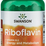 Swanson Riboflavin Vitamin B-2, 100mg - 100 caps