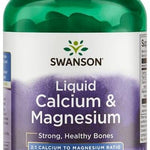 Swanson Liquid Calcium & Magnesium - 100 softgels