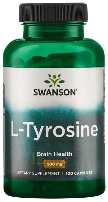 Swanson L-Tyrosine, 500mg - 100 caps By Swanson