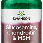 Swanson Glucosamine, Chondroitin & MSM, 750mg - 120 tablets