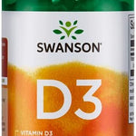Swanson Vitamin D-3, 1000 IU - 250 caps