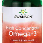 Swanson High Concentrate Omega-3 - 120 softgels