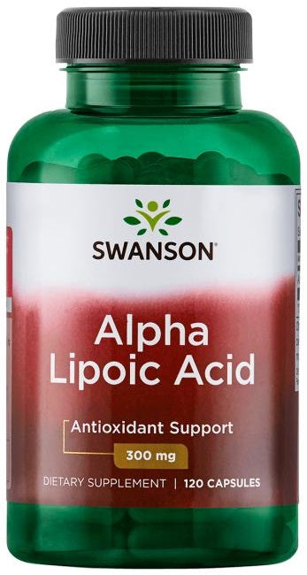 Swanson Alpha Lipoic Acid 300mg - 120 Caps | Extended Supply for Optimal Health