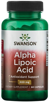Swanson Support Healthy Aging with Alpha Lipoic Acid 600mg – 60 Capsules | Antioxidant Formula