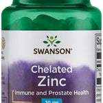 Swanson Chelated Zinc, 30mg - 90 caps