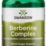 Swanson Berberine Complex with Cinnamon, Gymnema & Fenugreek - 90 vcaps