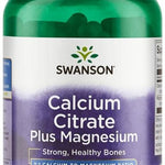 Swanson Calcium Citrate Plus Magnesium - 150 caps