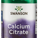 Swanson Calcium Citrate, 200mg - 60 caps