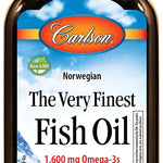 Carlson Labs The Very Finest Fish Oil, Natural Lemon - 200 ml.