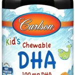 Carlson Labs Kid's Chewable DHA, 100mg Orange - 60 softgels