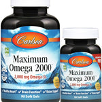 Carlson Labs Maximum Omega 2000 - 90 + 30 softgels
