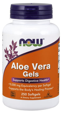 NOW Foods Aloe Vera Softgels 250 | Powerful Digestive & Immune System Support