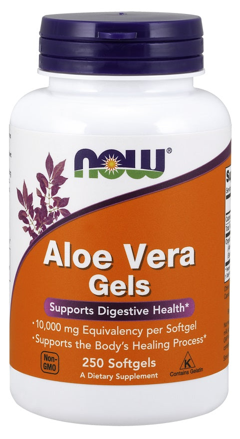 NOW Foods Aloe Vera Softgels 250 | Powerful Digestive & Immune System Support