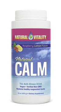 Natural Vitality Natural Calm, Raspberry Lemon - 453g