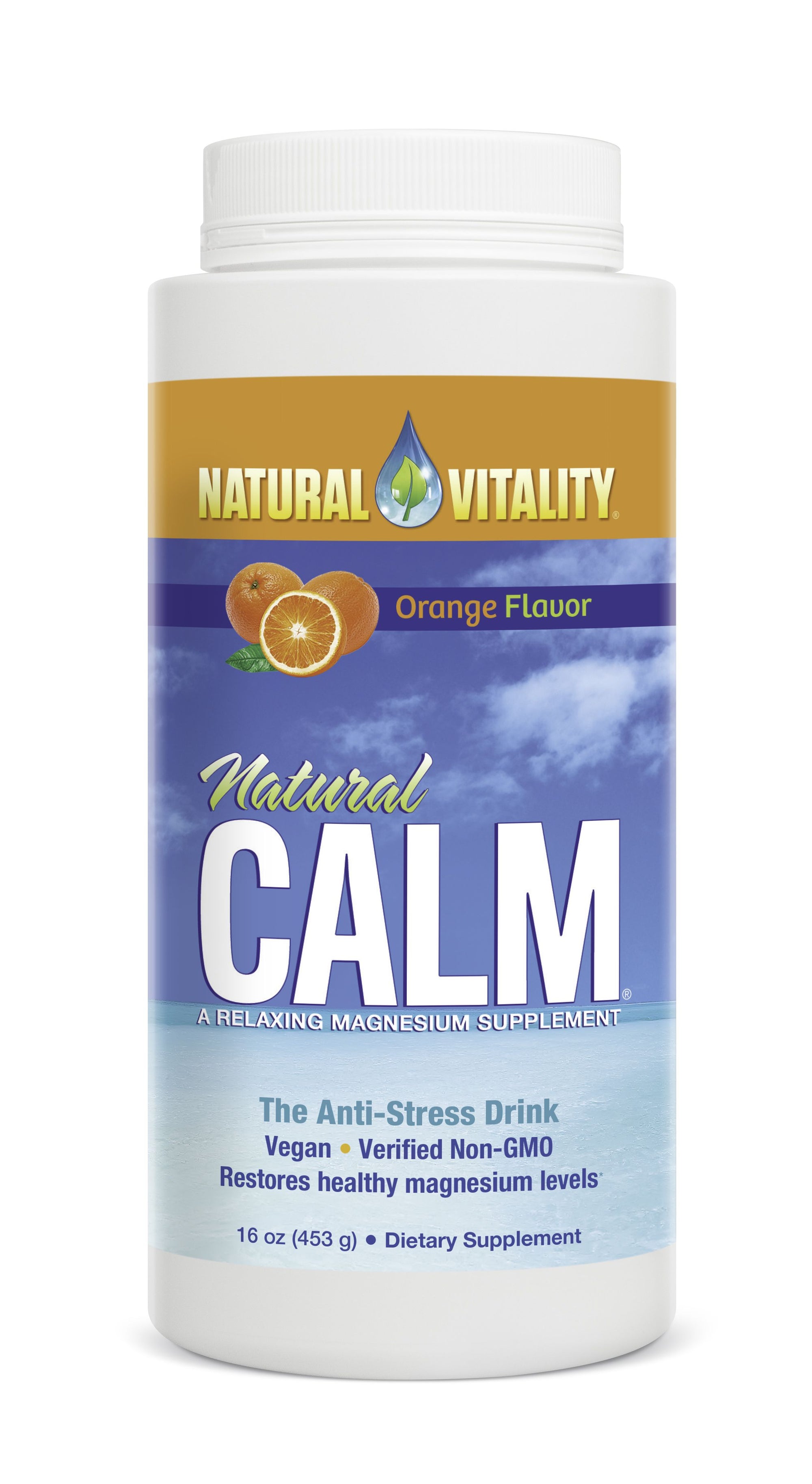 Natural Vitality Natural Calm, Orange - 453g