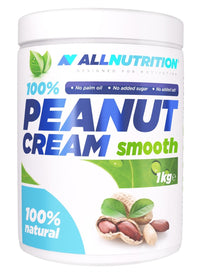 Allnutrition 100% Peanut Cream, Smooth | Smooth & Creamy Peanut Butter - 1000g
