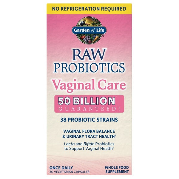 Garden of Life Raw Probiotics Vaginal Care (Shelf-Stable) - 30 vcaps